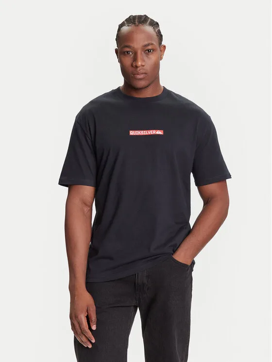 Quiksilver Тишърт Dna Clicker Tee EQYZT08207 Черен Comfort Fit – Мъжки тениски