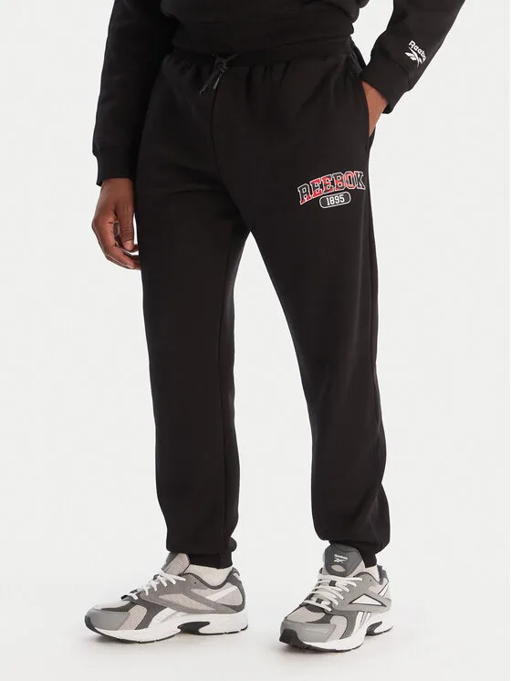 Reebok Долнище анцуг Walker RK25149CCM Черен Regular Fit – Мъжки спортни панталони