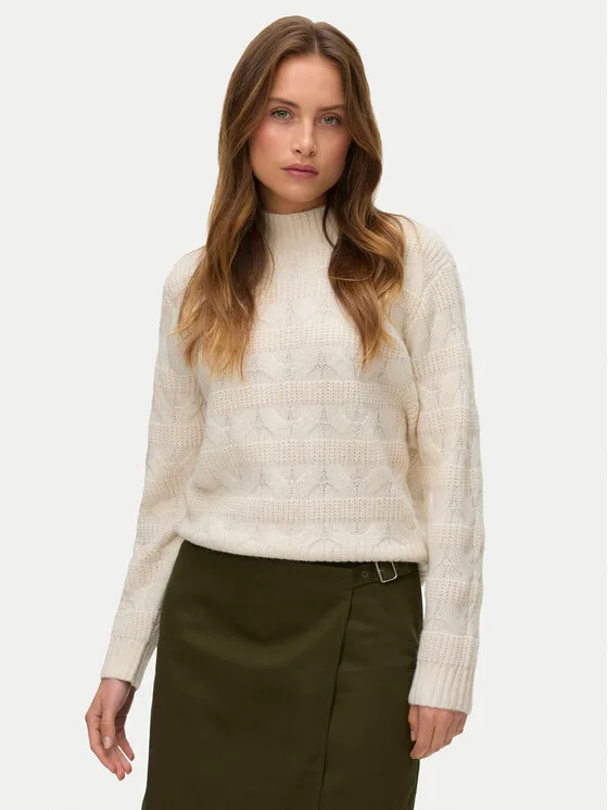 Vero Moda Поло Virgo 10331875 Бежов Regular Fit – Дамски поло пуловери