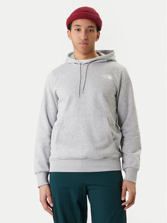 Мъжки суитшърт The North Face Simple Dome сив – Мъжки суитшърти без цип