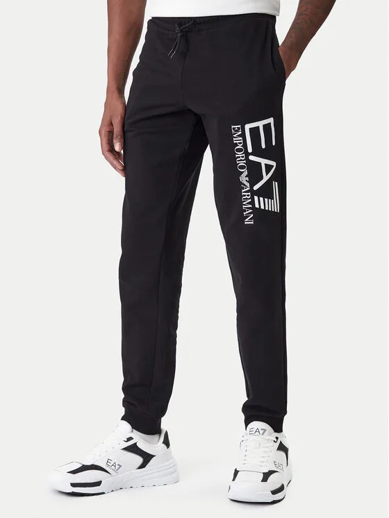 EA7 Emporio Armani Долнище анцуг 7M001415 AF22266 UC001 Черен Regular Fit – Мъжки спортни панталони