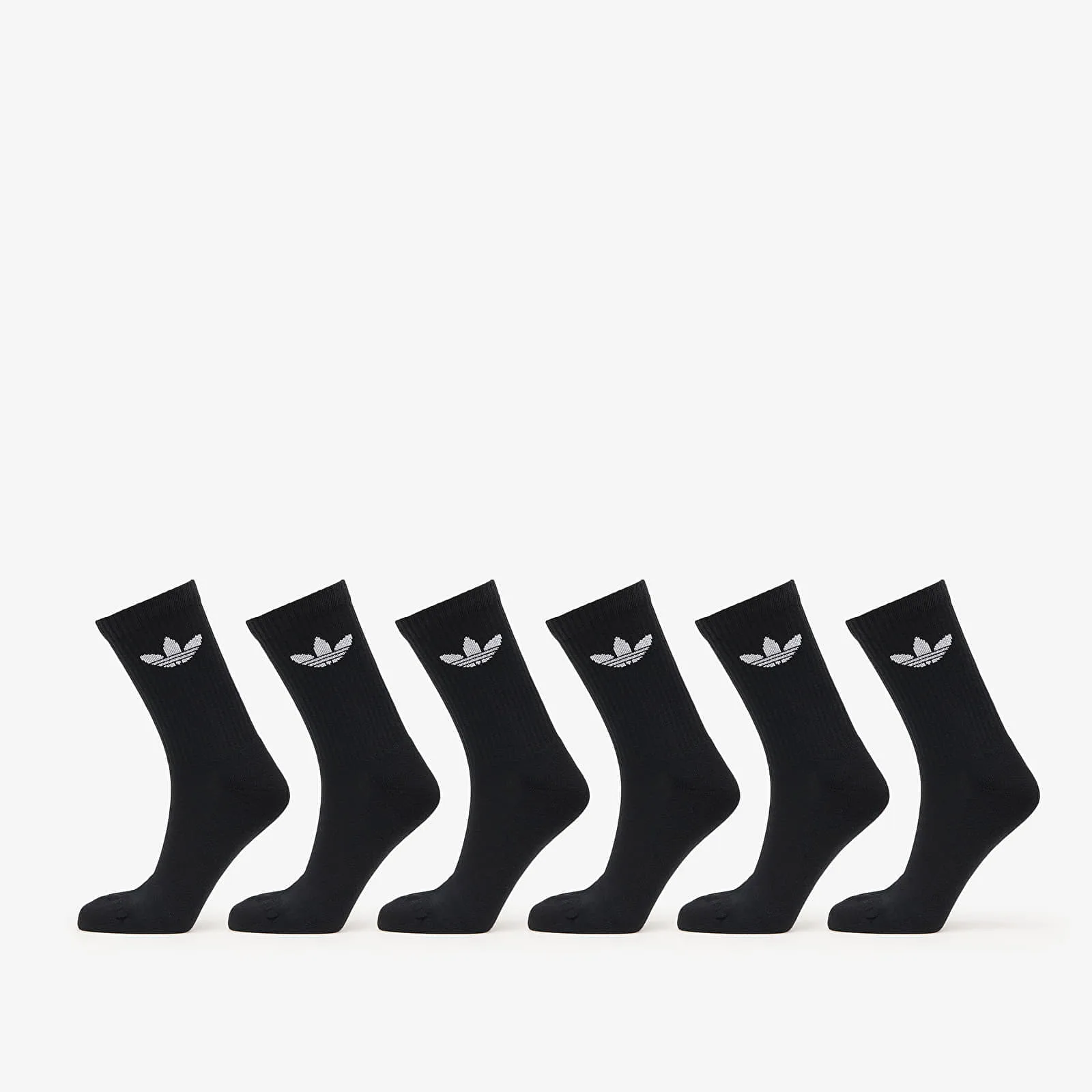 Чорапи adidas Trefoil Crew Sock Cushion 6-Pack Black S