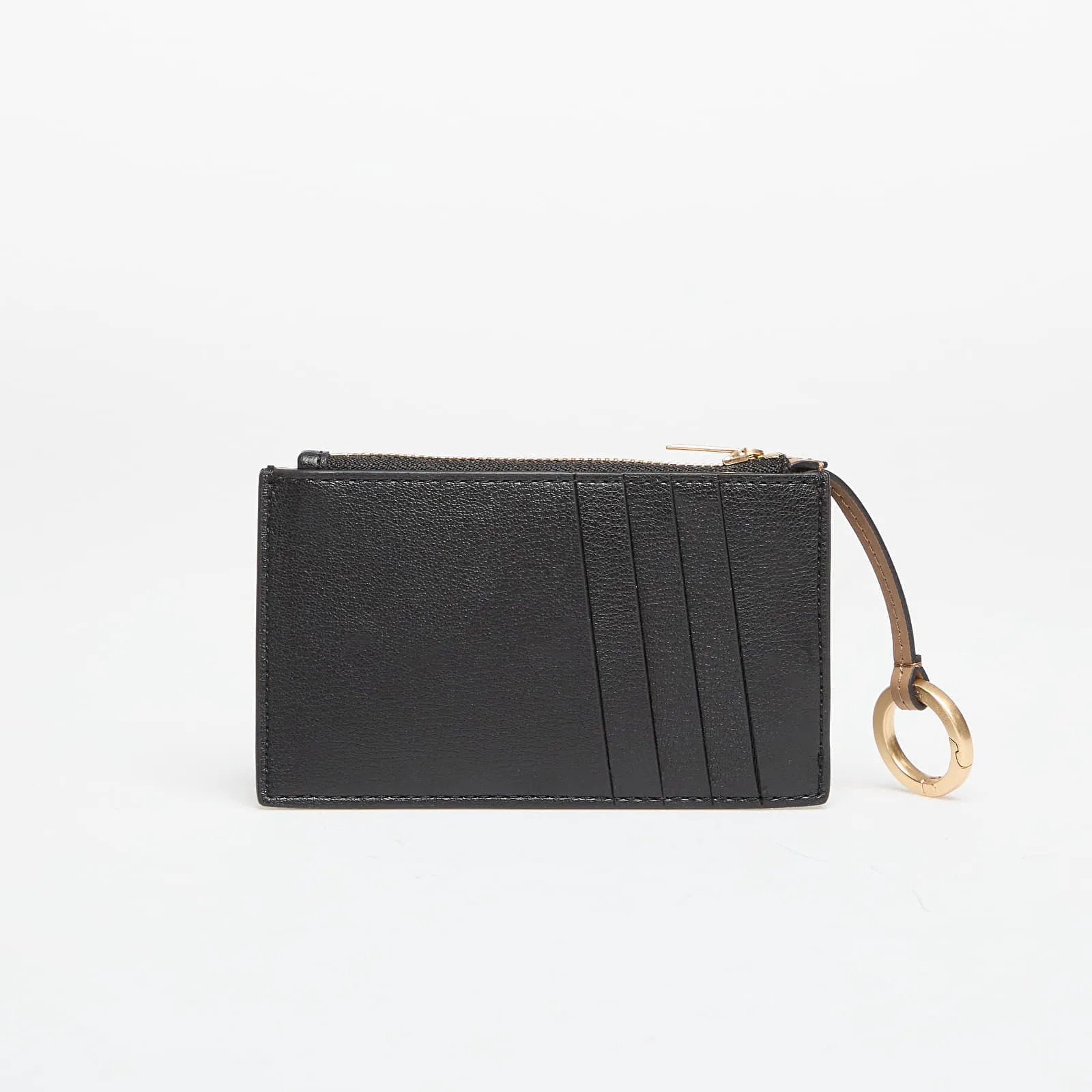 Мъжко портмоне Calvin Klein Foil Logo Top Zip Cardcase черно – Black – Мъжки портмонета