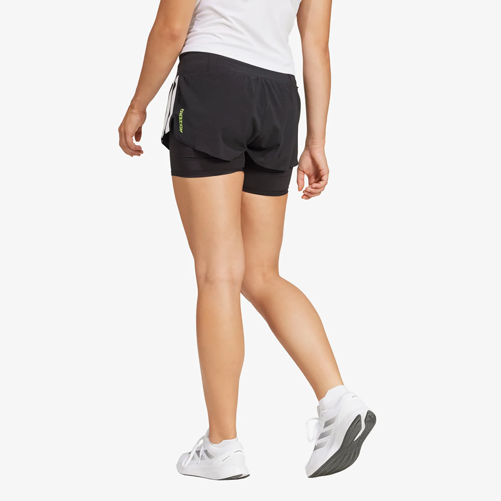 Къси панталони adidas Adizero Running 2-In-1 Gel Pocket Shorts Black XS – Дамски къси панталони