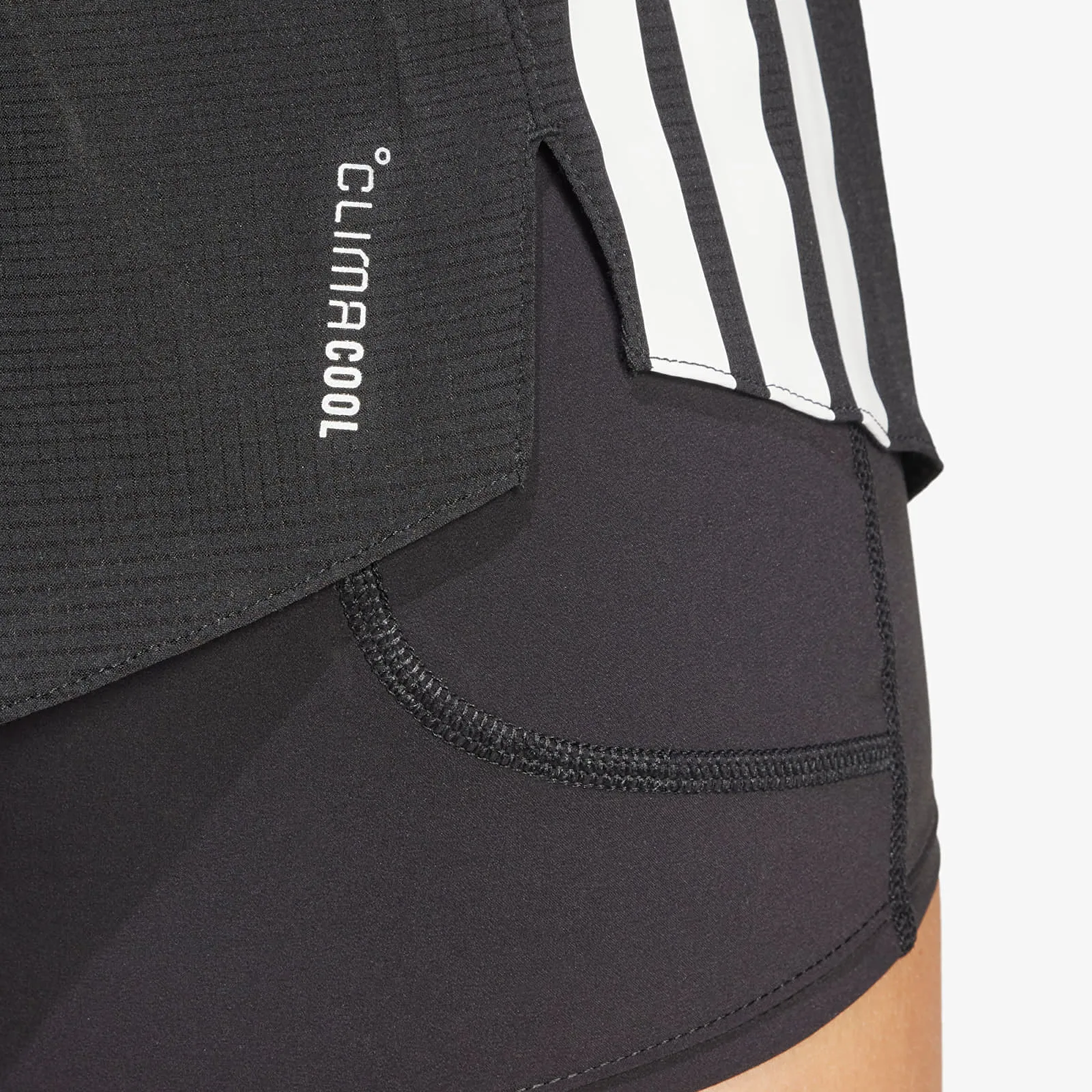 Къси панталони adidas Adizero Running 2-In-1 Gel Pocket Shorts Black XS – Дамски къси панталони