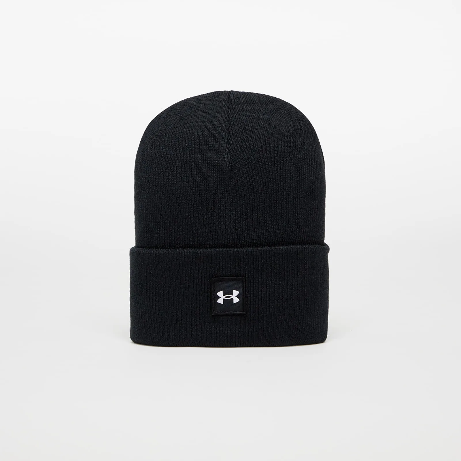 Мъжка шапка Under Armour Halftime Cuff черна/бяла – Black|White – Зимни шапки