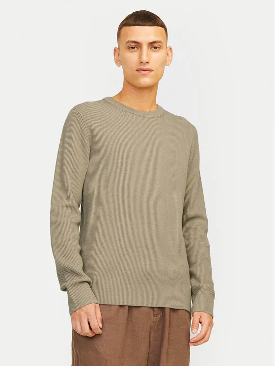 Jack & Jones Пуловер Perfect 12257771 Бежов Regular Fit – Мъжки пуловери и жилетки