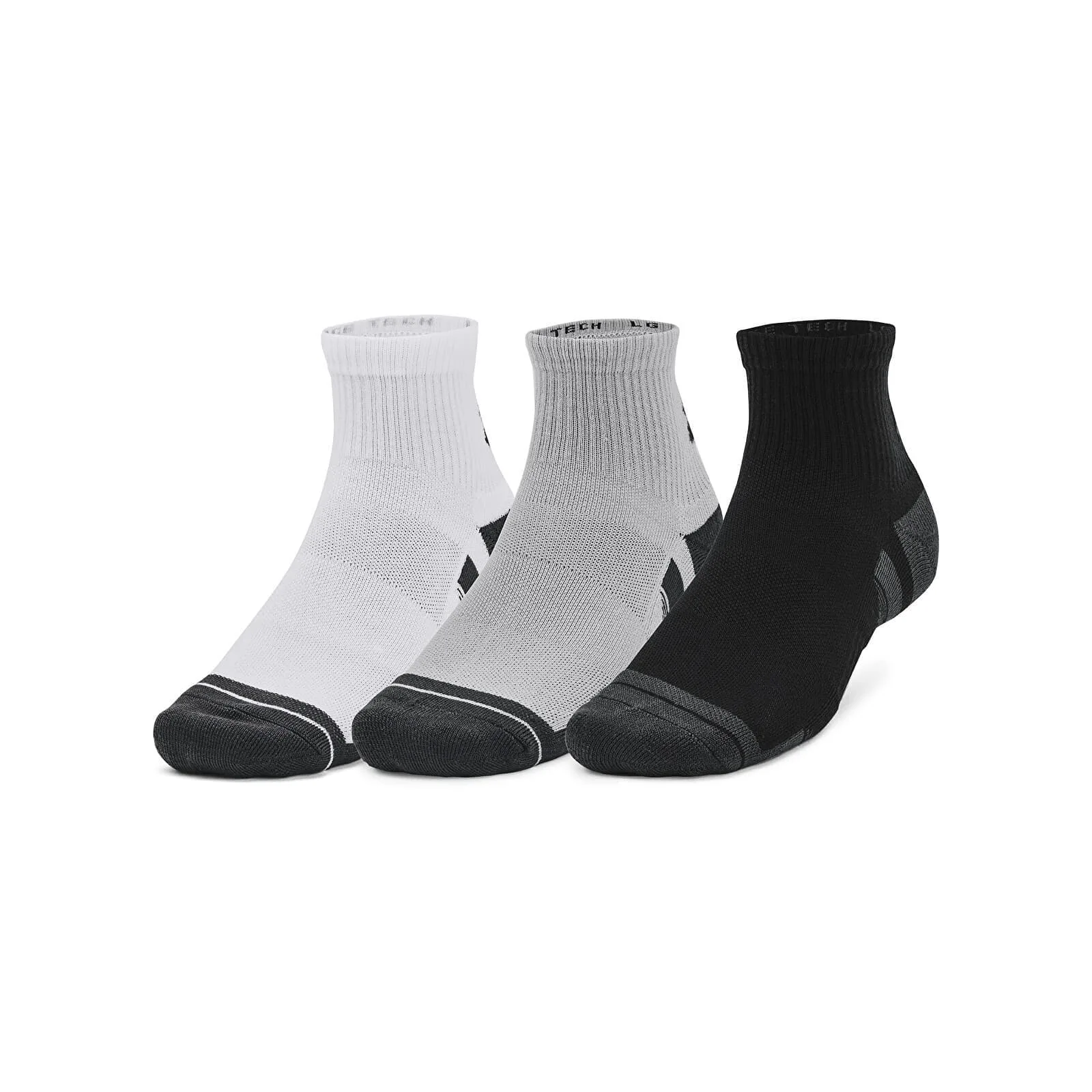 Чорапи Under Armour Performance Tech Qtr 3 бр. сиви – Gray – Чорапи унисекс