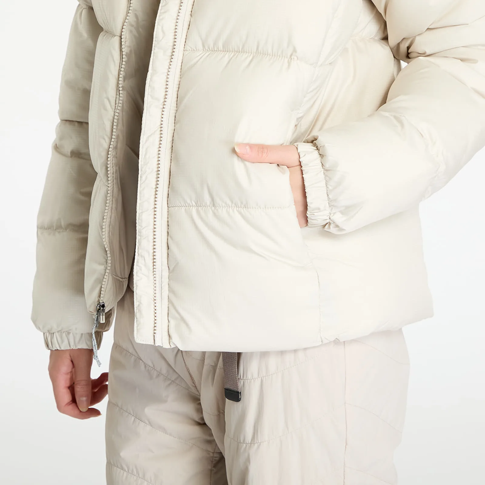 Дамски суитшърт с цип Columbia Puffect II Jacket тъмнобежов – Dark Stone – Дамски суитшърти с цип
