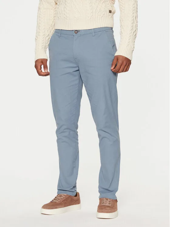 Jack & Jones Чино панталони Marco 12206198 Син Slim Fit – Мъжки чино панталони