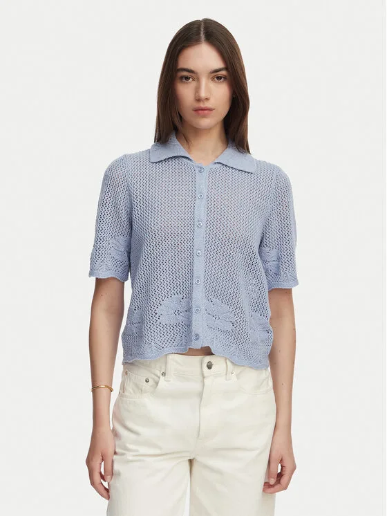 Vero Moda Кардиган Mystic 10342420 Син Regular Fit – Дамски жилетки