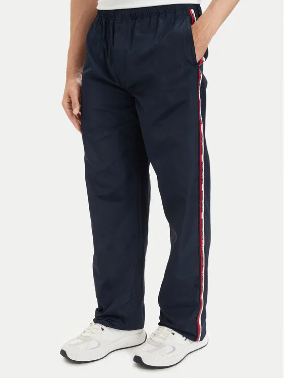 Tommy Jeans Долнище анцуг DM0DM23123 Тъмносин Relaxed Fit – Мъжки спортни панталони