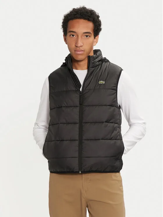 Lacoste Елек BH6761 Черен Regular Fit – Мъжки елеци