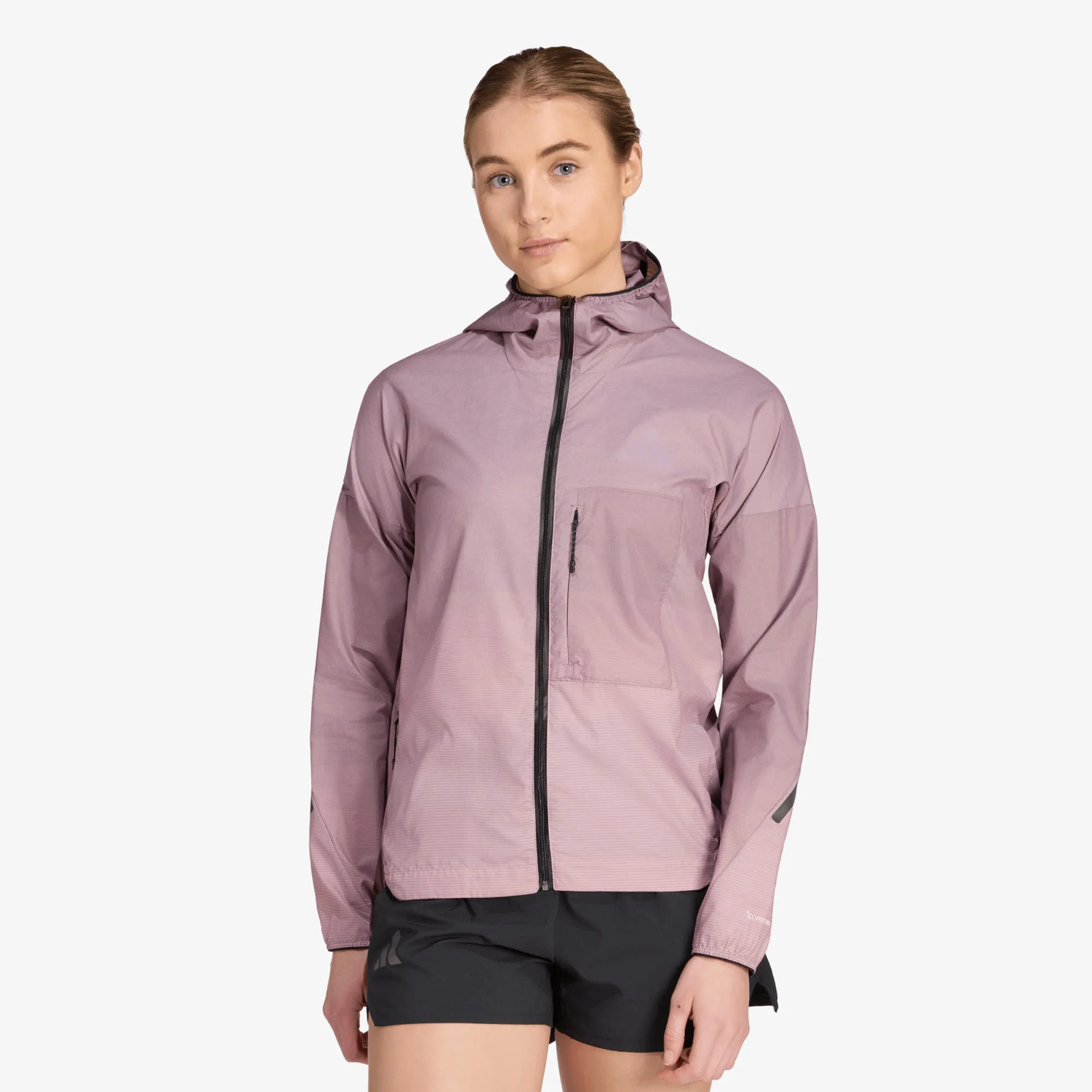 Яке adidas TERREX Xperior CLIMA365 Light Windweave Jacket Magic Mauve/ Black L – Magic Mauve|Black – Дамски якета и палта