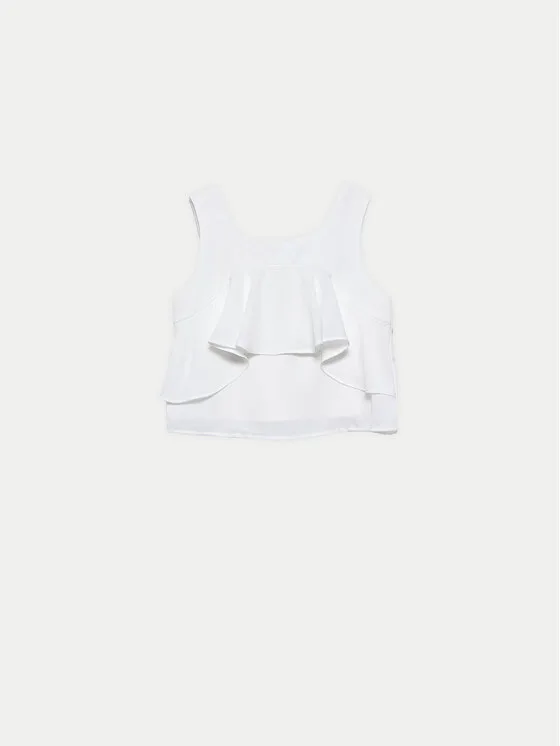 Abel & Lula топ 5150 Бял Regular Fit – Детски топове