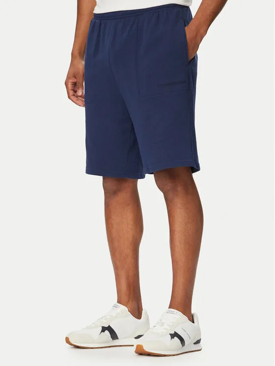 Мъжки спортни шорти Tommy Hilfiger Terry тъмносини – Мъжки спортни къси панталони