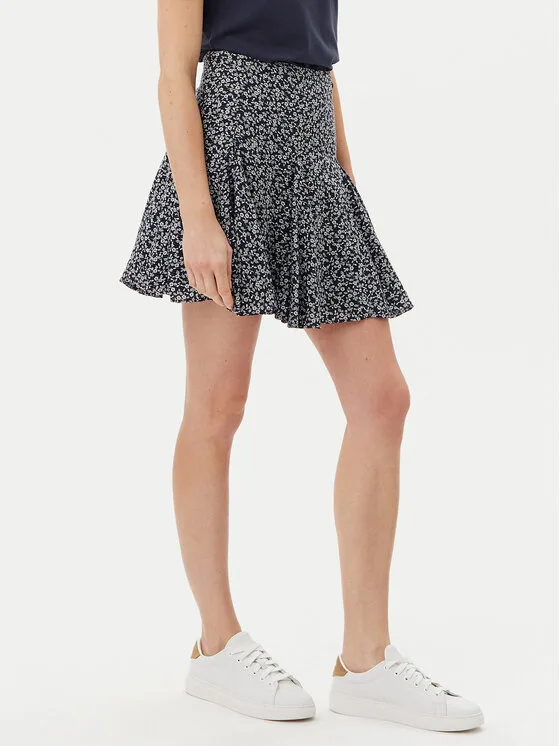 Pepe Jeans Пола тип трапец Cassandra PL901196 Тъмносин Regular Fit – Дамски поли тип трапец
