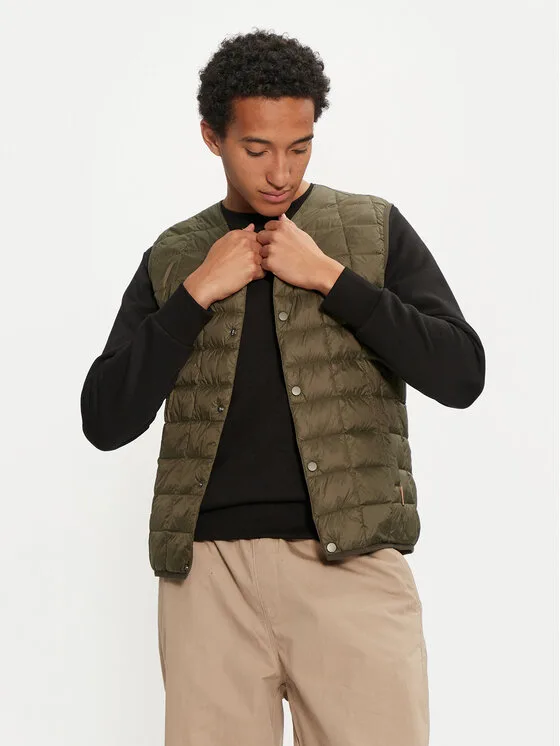 Only & Sons Елек Gavin 22030622 Зелен Regular Fit – Мъжки елеци