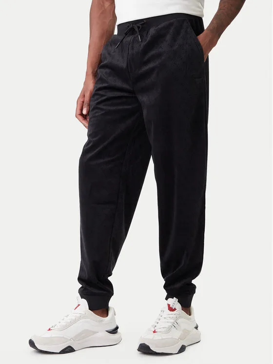 Guess Долнище анцуг Z6RB14 KD612 Черен Regular Fit – Мъжки спортни панталони