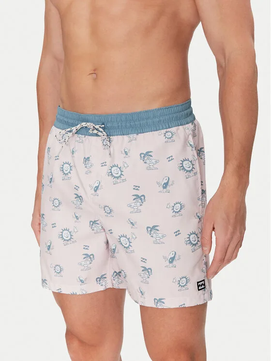 Billabong Плувни шорти Vacay Lb EBYJV00144 Розов Regular Fit – Мъжки бански
