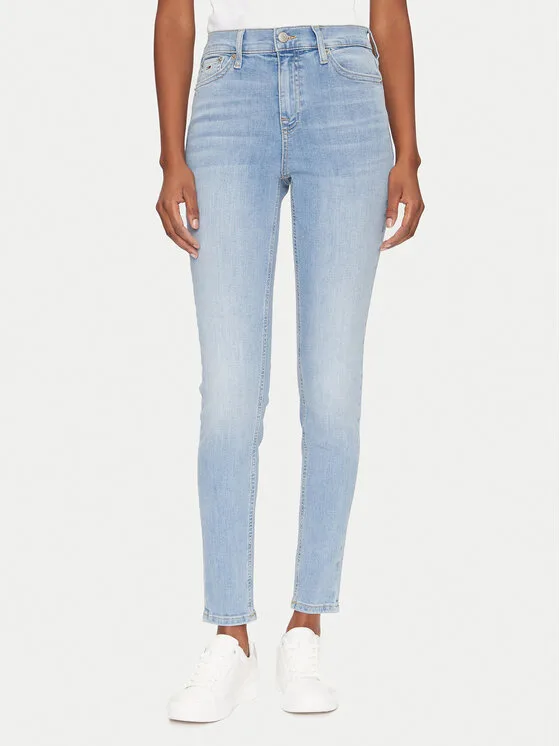 Дамски дънки Tommy Jeans Nora DW0DW20651 сини – Дамски skinny дънки