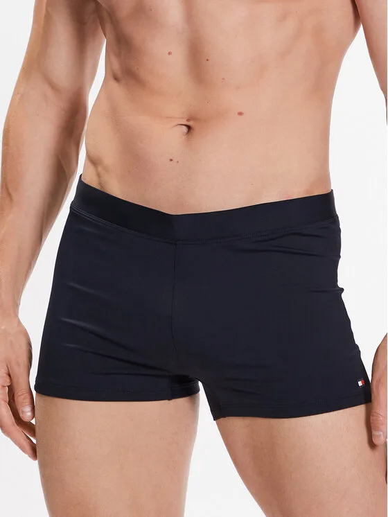 Мъжки плувни шорти Tommy Hilfiger UM0UM02752 тъмносини – Мъжки бански