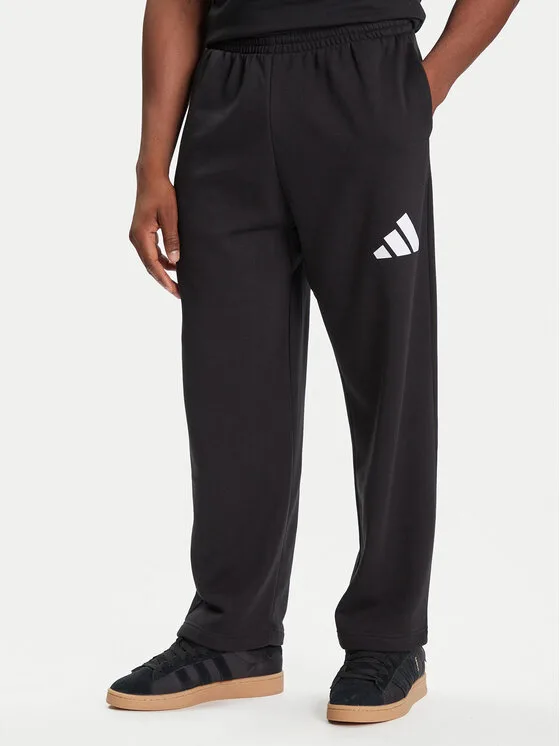 adidas Долнище анцуг Essentials JF3567 Черен Loose Fit – Мъжки спортни панталони