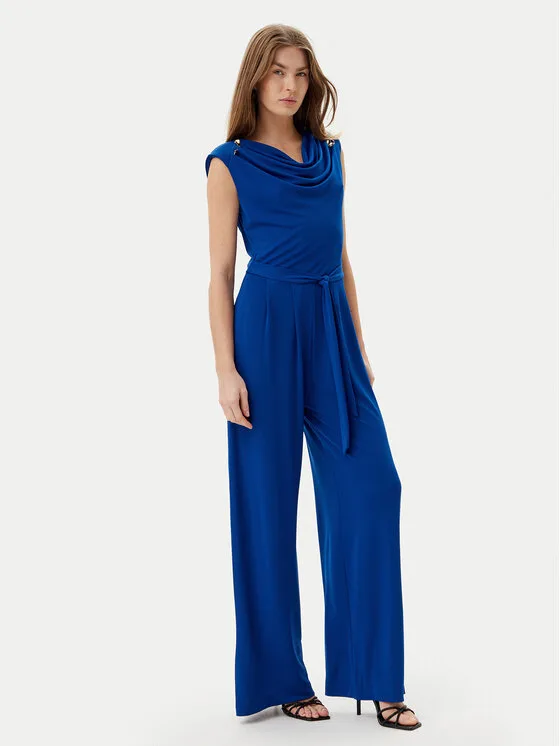 Rinascimento Гащеризон CFC0123484003 Син Regular Fit – Дамски гащеризони