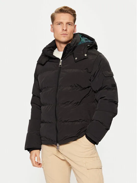 Hunter Зимно яке HARM0005242 Черен Regular Fit – Мъжки зимни якета