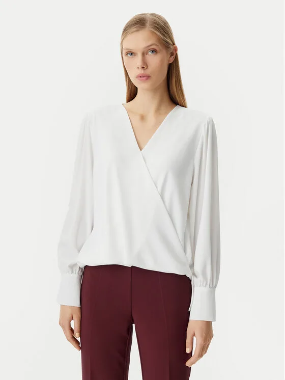 Rinascimento Блуза CFC0122866003 Бял Regular Fit – Дамски блузи