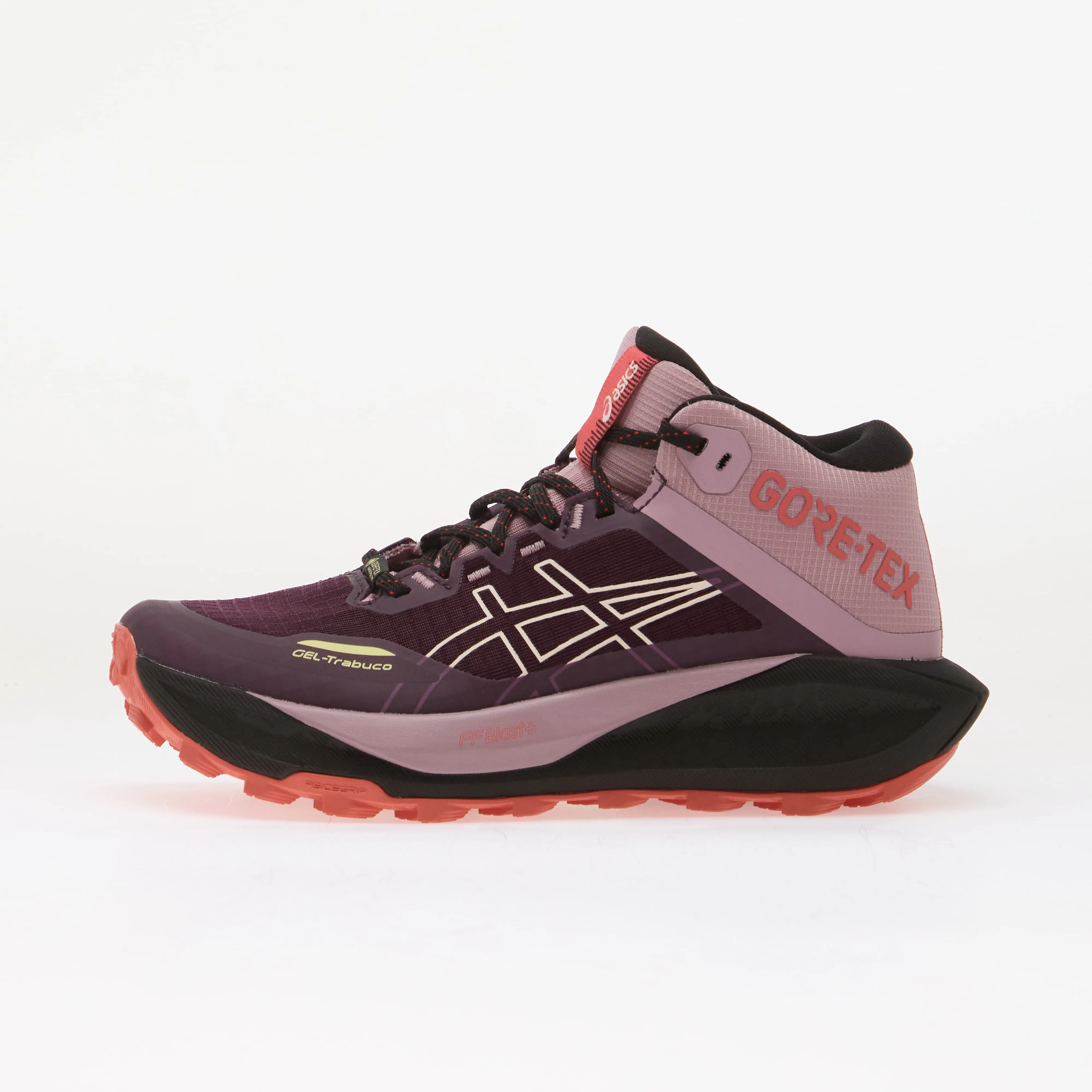 Дамски маратонки за планинско бягане Asics Gel-Trabuco Mt Gtx лилави – Dark Aubergine|Taro Purple – Дамски тр…
