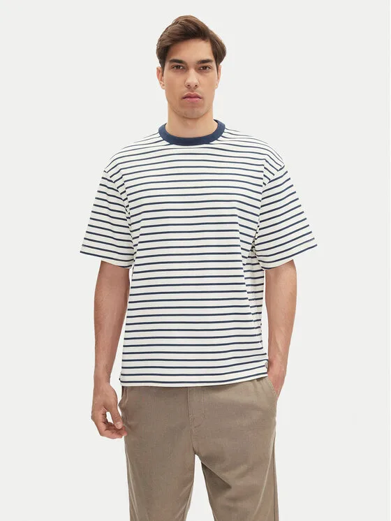 Mustang Тишърт Allentown 1016286 Бял Oversize – Мъжки тениски