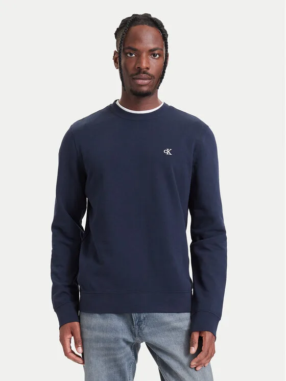 Мъжки суитшърт Calvin Klein Jeans LV04RG275G тъмносин – Мъжки суитшърти без цип