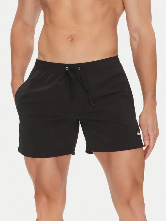 Quiksilver Плувни шорти Everyday Solid Volley EQYJV04120 Черен Regular Fit – Мъжки бански