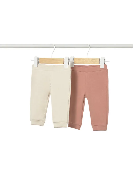 Mayoral Комплект анцузи 1740 Бежов Regular Fit – Детски спортни панталони