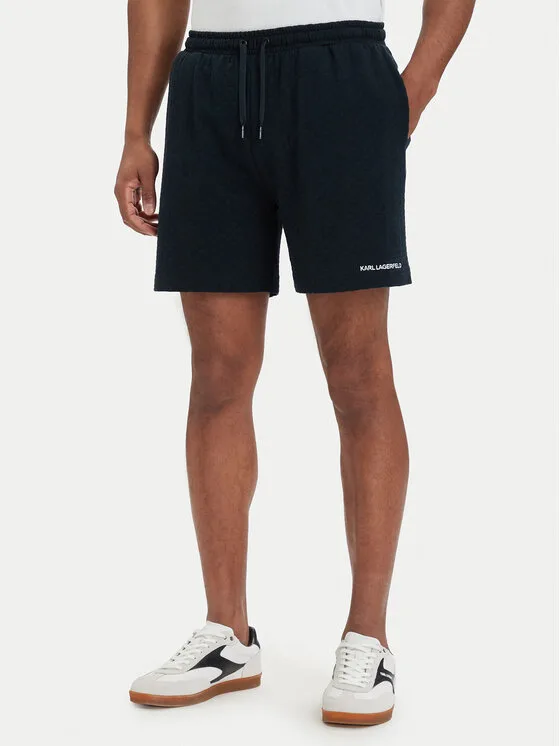 KARL LAGERFELD Плувни шорти B2M46064 Тъмносин Regular Fit – Мъжки бански