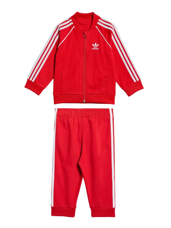 adidas Анцуг adicolor SST IX7623 Червен Regular Fit – Детски комплекти