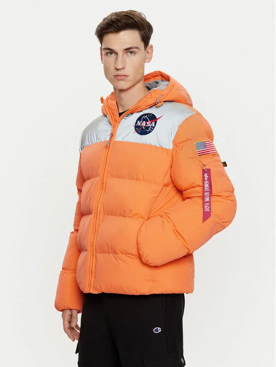 Мъжко зимно яке Alpha Industries оранжево – Мъжки зимни якета