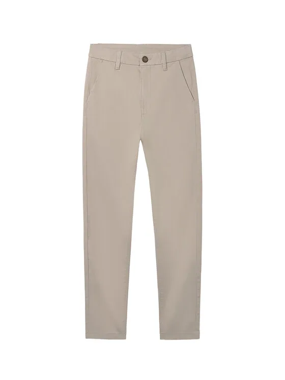 Mayoral Чино панталони 530 Бежов Slim Fit – Мъжки текстилни панталони
