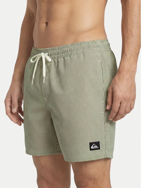 Quiksilver Плувни шорти Everyday Deluxe EQYJV04101 Зелен Regular Fit – Мъжки бански