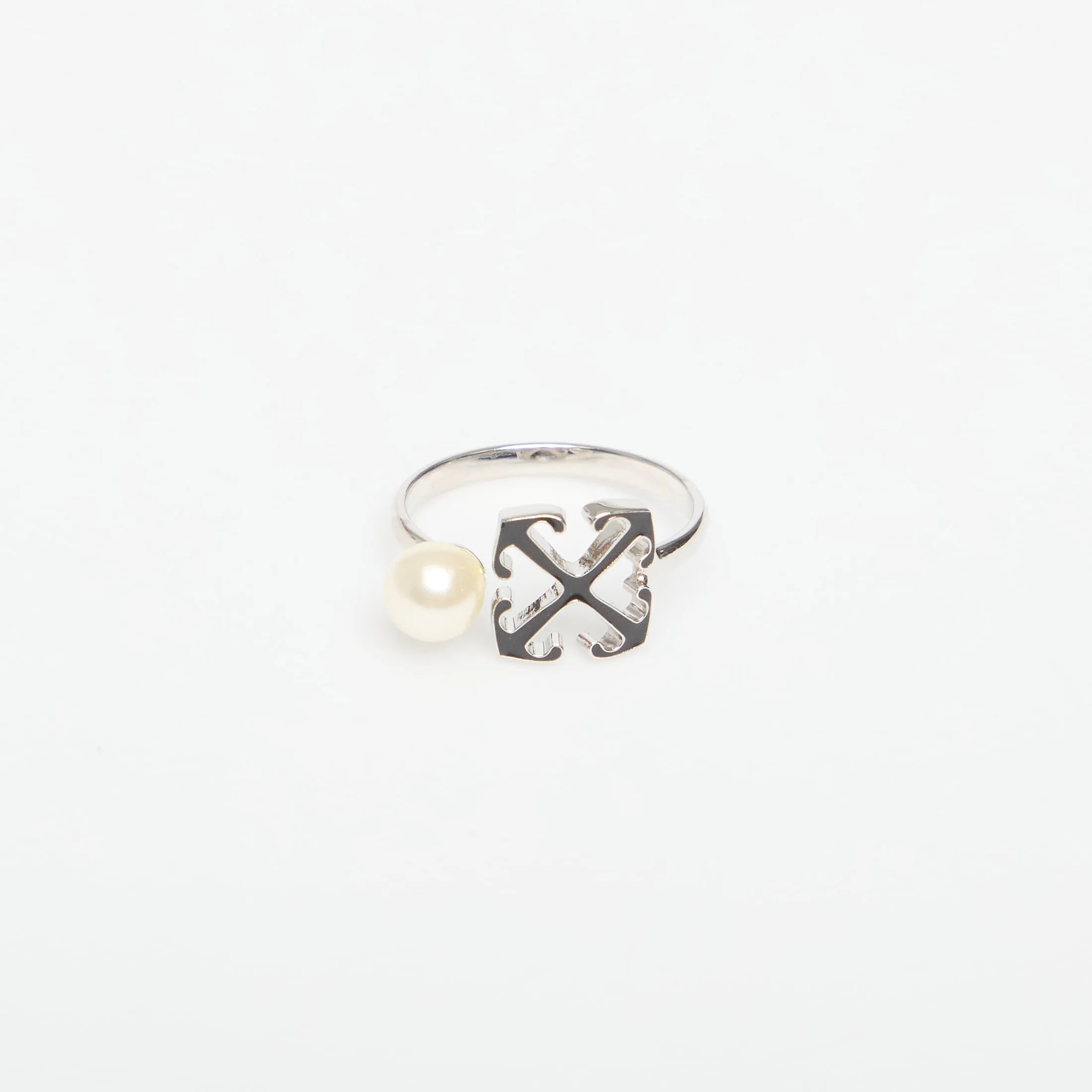 Пръстен Off-White Ow сребрист/черен – Silver|Black – Пръстени