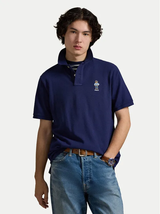 Мъжка поло тениска Polo Ralph Lauren 710B14620001 тъмносиня – Мъжки поло тениски