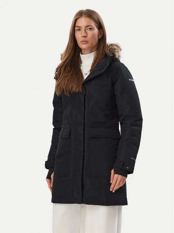 Дамско зимно яке Columbia Little Si II Waterproof черно – Черен – Дамски зимни якета