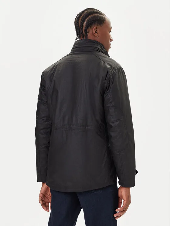 Barbour Преходно яке Sapper MWX0020BK71 Черен Regular Fit – Мъжки преходни якета