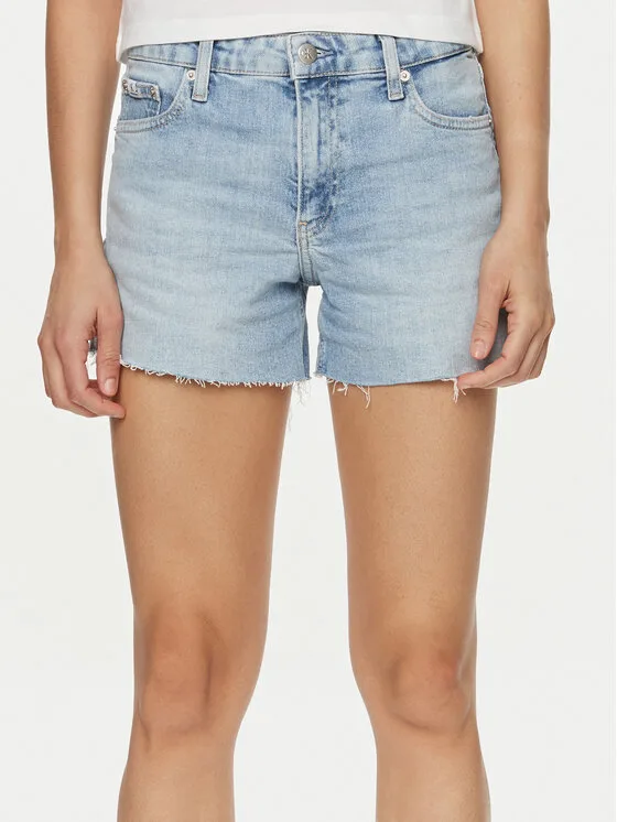Дамски дънкови шорти Calvin Klein Jeans J20J222809 сини