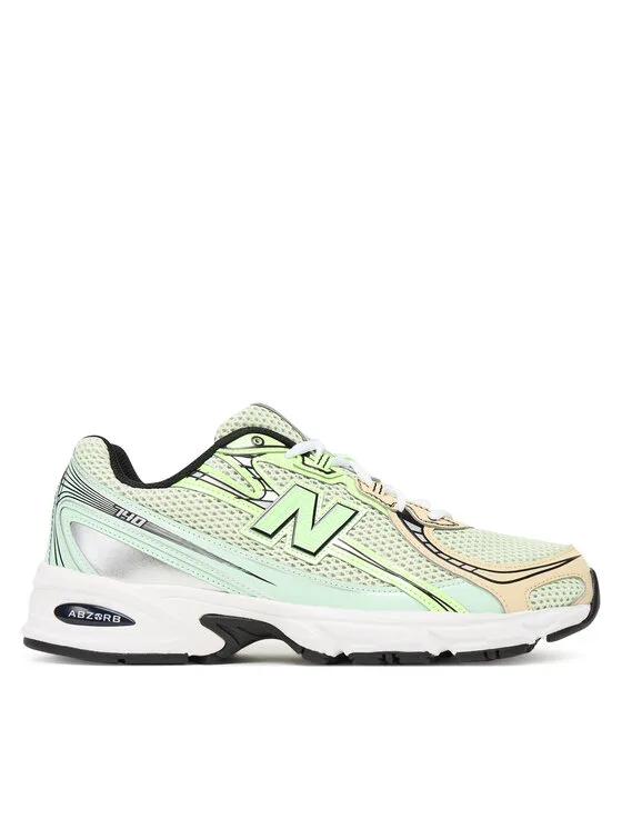 Мъжки маратонки New Balance U740YC2 зелени – Мъжки ниски маратонки