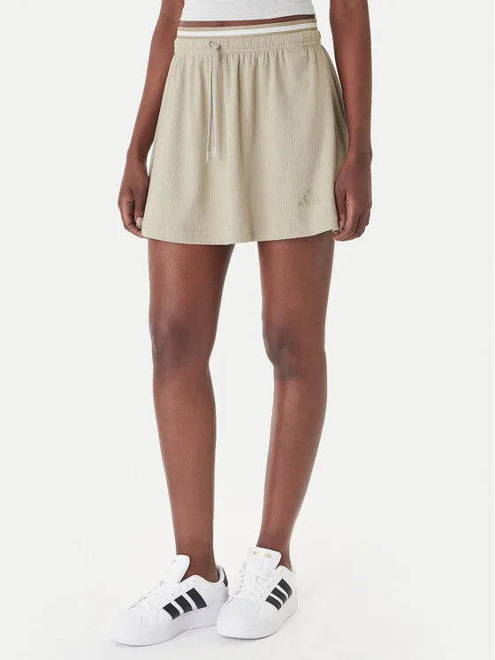 adidas Мини пола KA2473 Зелен Loose Fit – Дамски мини поли