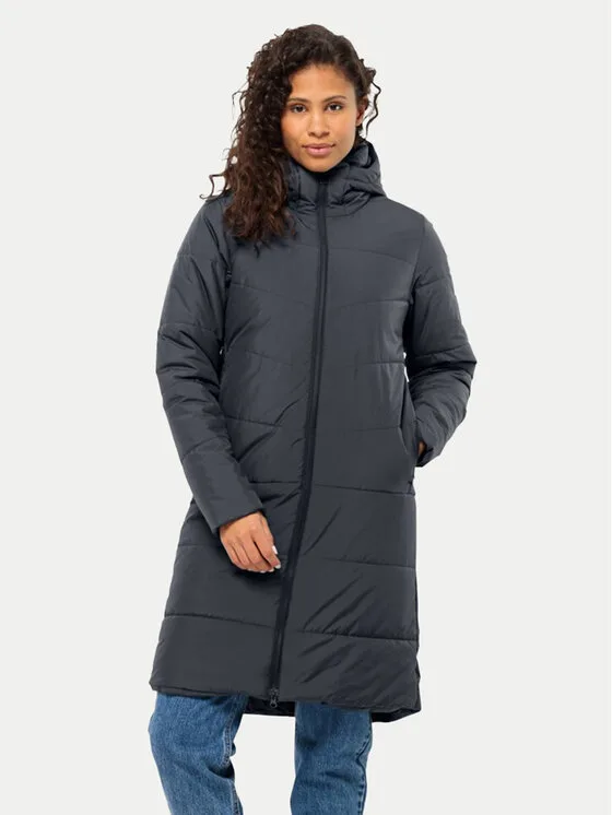 Jack Wolfskin Зимно яке Deutzer 1207501 Черен Regular Fit – Дамски якета и палта