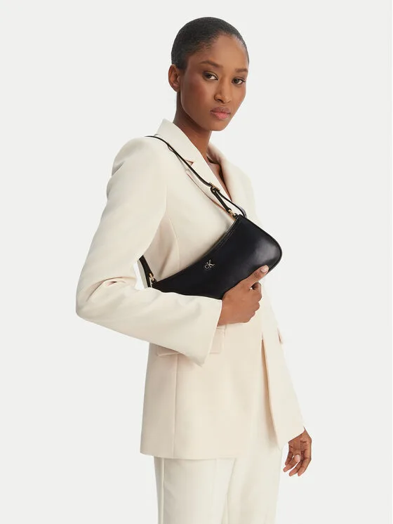 Calvin Klein Дамска чанта Ck Small Shoulder Bag LV04F3170G Черен – Crossbody чанти