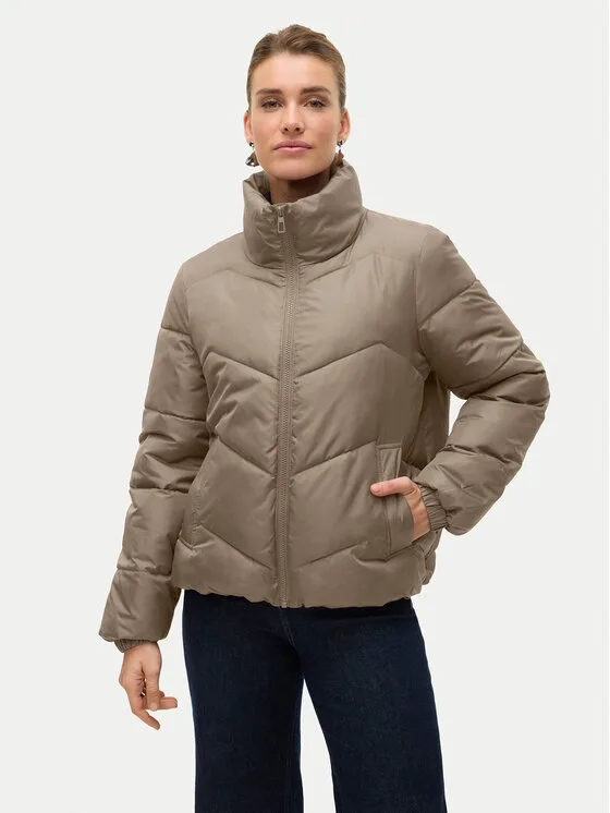 Дамско зимно яке Vero Moda Gario бежово – Дамски зимни якета